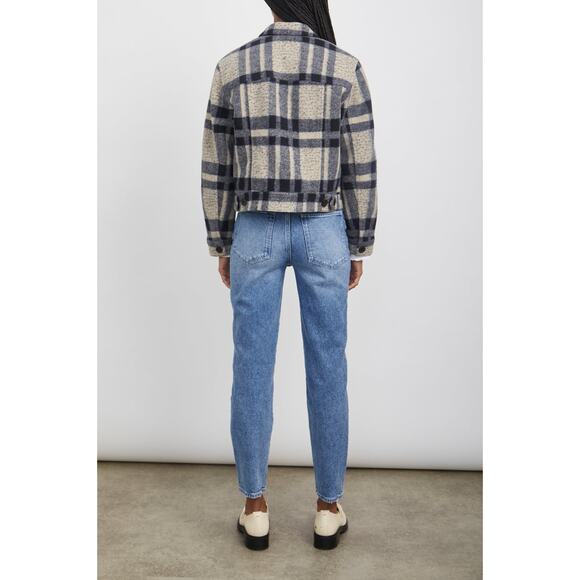 Rails Steffi Plaid Jacket Button Closure - M - Tan Pacific - Picture 6 of 6